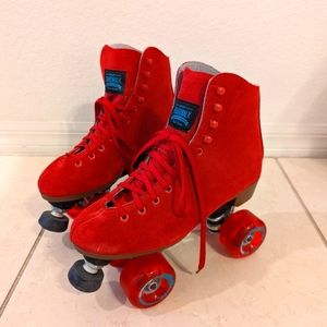 Sure Grip Boardwalk Roller skates - Men's 8 - Red